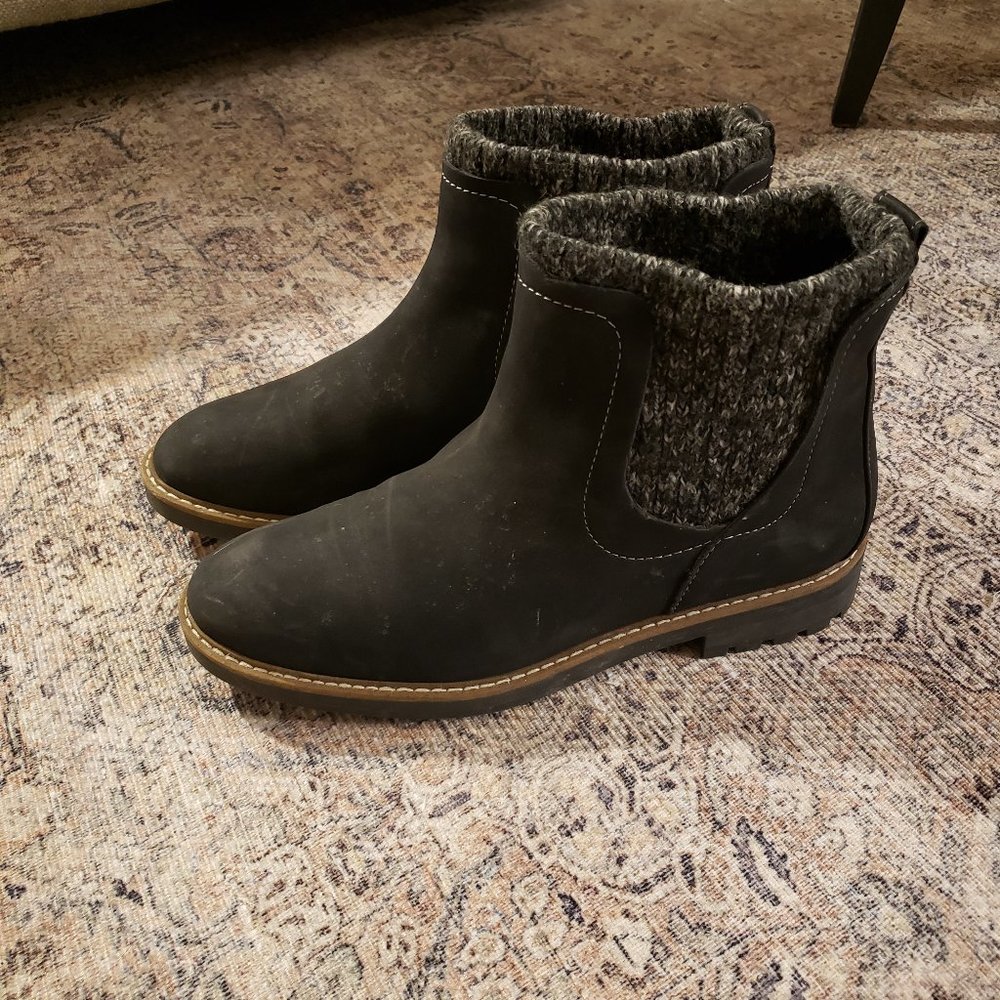 St. John's Bay Suede Chelsea Boot